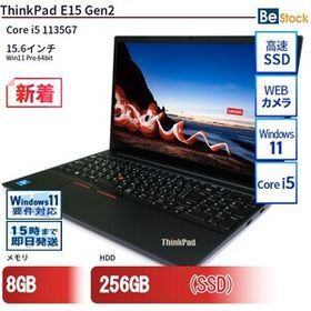 中古 ノートパソコン Lenovo レノボ ThinkPad E15 Gen2 20TES28C00 Core i5 メモリ：8GB() 6ヶ月保証