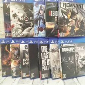 PS４ 中古ソフト１２タイトルおまとめ ガンダム、モンハンワールド、F.F7リメイク、ゴーストオブツシマ他 【7381-7391PSソフトA】