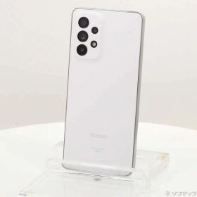 【中古】GALAXY(ギャラクシー) Galaxy A53 5G 128GB オーサムホワイト SCG15 au SIMフリー 【368-ud】