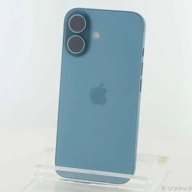 〔中古品〕 iPhone16 256GB ティール MYE13J／A SIMフリー【251】