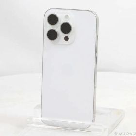 〔中古品〕 iPhone16 Pro 128GB ホワイトチタニウム MYMW3J／A SIMフリー【377】