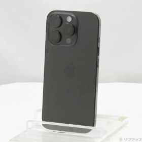〔中古品〕 iPhone16 Pro 128GB ブラックチタニウム MYMV3J／A SIMフリー【276】