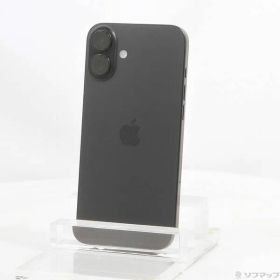 〔中古品〕 iPhone16 Plus 256GB ブラック MXVG3J／A SIMフリー【377】