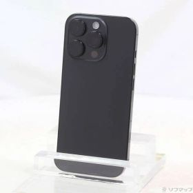 〔中古品〕 iPhone16 Pro 128GB ブラックチタニウム MYMV3J／A SIMフリー【305】