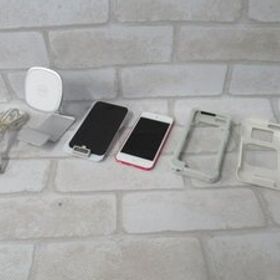 Ω 新LD 0232h 保証有 Apple A2178 iPod touch 第7世代 MVHR2J/A 32GB ピンク AsReader iPodケース・USBケーブル・充電スタンド付