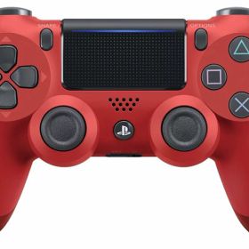 【整備済み品】【180日保証】 ソニー DUALSHOCK 4 ワイヤレスコントローラー マグマレッド CUH-ZCT2J11 PS4 純正コントローラー 動作確認済み