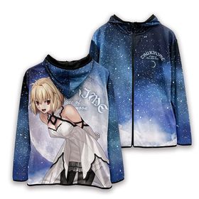 月姫 -A piece of blue glass moon- アルクェイド・ブリュンスタッド フルグラフィックドライパーカー/XXL