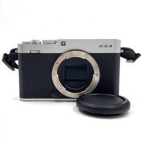 【全額返金保証】【最速発送】FUJIFILM デジタル一眼 X-E4 ボディ シルバー 美品 動作確認済 シャッター14300回