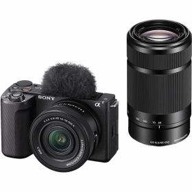 ソニー デジタルカメラ「VLOGCAM ZV-E10 II」ダブルズームレンズキット（ブラック） ZV-E10M2X-B SONY