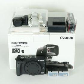 [美品 | バッテリー2個付｜注意事項あり] Canon EOS M3 ボディEVFキット ブラック | キヤノンEF-Mマウント