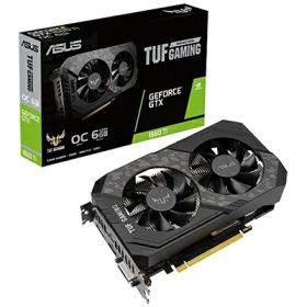 【中古】 ASUS TUF Gaming GeForce GTX 1660 Ti EVO 搭載ビデオカード OC/PCIe 3.0 / 6GB GDDR6 / HDMI 2.0b / DisplayPort 1.4a / DirectCU II / 2.3-slot/GPU Tweak II/TUF-GTX1660TI-O6G-EVO-GAMING black