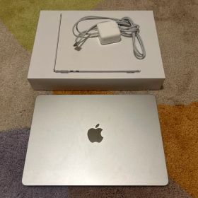 【美品】MacBook Air M2 8GB シルバー バッテリー容量100%