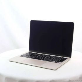 〔中古品〕 MacBook Air 13.6-inch Mid-2022 MLY23J／A Apple M2 8コアCPU_10コアGPU 16GB SSD512GB スターライト 〔15.7 Sequoia〕【262】