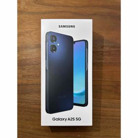 サムスン(SAMSUNG)のGalaxy A25 5G ブラック 新品・未開封！(スマートフォン本体)