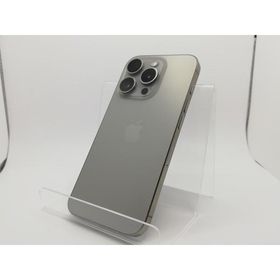 【中古】【赤ロム保証あり】Apple au 【SIMフリー】 iPhone 15 Pro 256GB ナチュラルチタニウム MTUF3J/A【川崎駅前】保証期間１ヶ月【ランクC】