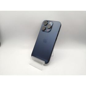 【中古】Apple docomo 【SIMフリー】 iPhone 15 Pro 512GB ブルーチタニウム MTUL3J/A【秋葉本店】保証期間１ヶ月【ランクC】