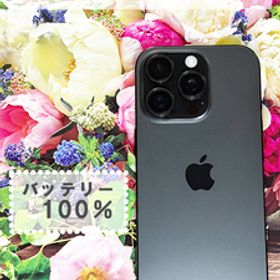 ★極美品★iPhone 16 Pro 128GB ブラックチタニウム MYMV3J/A◆SIMフリー◆バッテリー100％