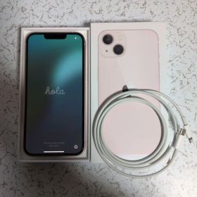 au Apple iPhone 13 ピンク 本体 充電ケーブル付