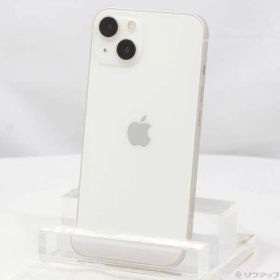 〔中古品〕 iPhone13 128GB スターライト MLND3J／A SIMフリー【297】
