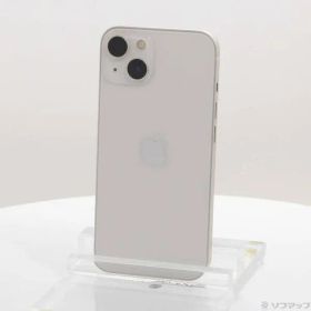 〔中古品〕 iPhone13 256GB スターライト MLNJ3J／A SIMフリー【262】