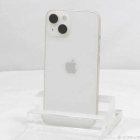 〔中古品〕 iPhone13 256GB スターライト MLNJ3J／A SIMフリー【349】