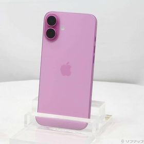 〔中古〕Apple(アップル) iPhone16 Plus 128GB ピンク 3N345J／A SIMフリー〔262-ud〕