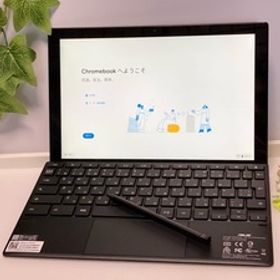 ASUS Chromebook CM3000DVA-HT0019 eMMC:128GB 4GB MediaTek MT8183 タブレット ノートPC ペン・キーボード付き A9084