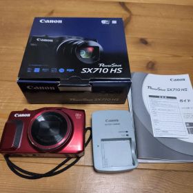 美品 最安値 Canon Power Shot SX710 HSレッド