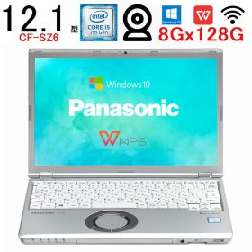 【SSP5倍10%オフクーポン】Panasonic Let`s note CF-SZ6 第七世代 Core i5 メモリ8GB SSD 128GB WIFI カメラ Bluetooth 12.1フルHD液 WPSOffice Win 10 Pro 中古ノートパソコン