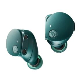 【長期保証付】オーディオテクニカ(audio-technica) ATH-CKS50TW2GR グリーン 完全ワイヤレスイヤホン マグネティックスイッチ機能