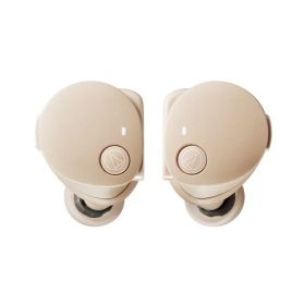 オーディオテクニカ ワイヤレス イヤホン ノイズキャンセリング IP55 最大25時間 USB-C ATH-CKS50TW2 BG ベージュ系