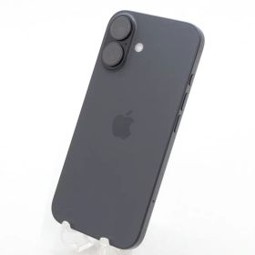 【中古】SIMフリー Apple iPhone16 128GB ブラック A3286 MYDQ3J/A【N】 外観ランクA