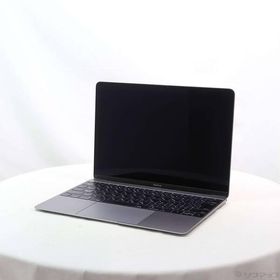 〔中古〕Apple(アップル) MacBook 12-inch Early-2016 MLH82J／A Core_m5 1.2GHz 8GB SSD512GB スペースグレイ 〔10.15 Catalina〕〔262-ud〕