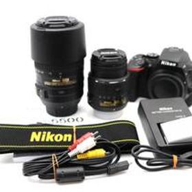 ☆美品【NIKON】D5500 + 18-55mm + 55-300mm ショット数2900程 ダブルレンズセット ニコン 管 : M5199~5201