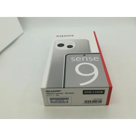 【未使用】SHARP 国内版 【SIMフリー】 AQUOS sense9 ホワイト 6GB 128GB SH-M29【大須アメ横】保証期間3ヶ月