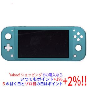 【中古】任天堂 Nintendo Switch Lite(ニンテンドースイッチ ライト) HDH-S-BAZAA ターコイズ 本体のみ 液晶画面いたみ