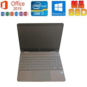 中古パソコン HP Spectre X360 13 ac075TU Office 2019 i7 7500U 2.7GHz 16GB 1024GBSSD 13.3型FHD タッチ2in1 Webカメラ 中古 ノートパソコン