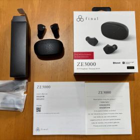 final ZE3000 ワイヤレスイヤホン ブラック 完備品