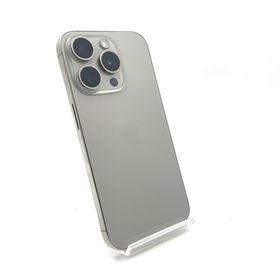 アップル(Apple)の【全額返金保証】【最速発送】Apple iPhone iPhone 15 Pro 256GB ナチュラルチタニウム SIMフリー 美品 動作確認済(スマートフォン本体)