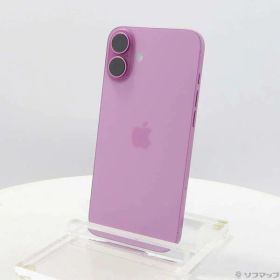【中古】Apple(アップル) iPhone16 Plus 128GB ピンク 3N345J／A SIMフリー 【198-ud】
