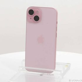 〔中古〕Apple(アップル) iPhone15 128GB ピンク MTMJ3J／A SIMフリー〔198-ud〕