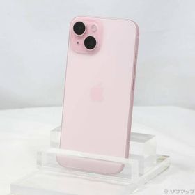〔中古〕Apple(アップル) iPhone15 128GB ピンク MTMJ3J／A SIMフリー〔349-ud〕
