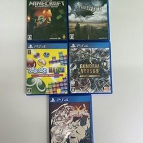 SONY ソニー PS4 マインクラフト ファイナルファンタジーXV ガンダム ぷよぷよ TETRIS ギルティギア イグザード レベレーター