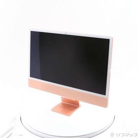 〔中古〕Apple(アップル) iMac 24-inch Mid-2021 Z133 Apple M1 8コアCPU_8コアGPU 8GB SSD512GB オレンジ 〔macOS Big Sur v11〕〔262-ud〕