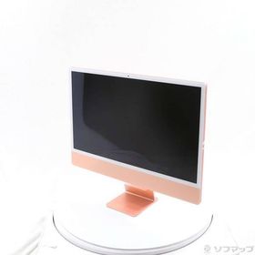 〔中古〕Apple(アップル) iMac 24-inch Mid-2021 Z133 Apple M1 8コアCPU_8コアGPU 8GB SSD512GB オレンジ 〔macOS Big Sur v11〕〔262-ud〕