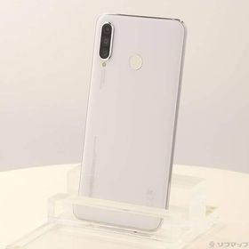 〔中古〕HUAWEI(ファーウェイ) HUAWEI P30 lite Premium 128GB パールホワイト HWV33SWA auロック解除SIMフリー〔262-ud〕