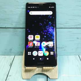 docomo SONY Xperia XZ2 64GB ブラック SO-03K 本体 白ロム SIMロック解除済み SIMフリー 260137