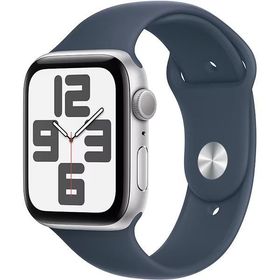 【安心！当社1ヶ月保証付き】【整備済品】Apple Watch SE 第2世代 GPSモデル 44mm MREE3J/A シルバー/ストームブルースポーツバンド M/L
