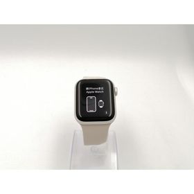 【中古】Apple Apple Watch SE2 40mm GPS スターライトアルミニウムケース/スターライトソロループ サイズ4【ECセンター】保証期間１ヶ月【ランクB】