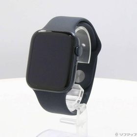 〔中古〕Apple(アップル) Apple Watch SE 第2世代 GPS 44mm ミッドナイトアルミニウムケース ミッドナイトスポーツバンド〔269-ud〕